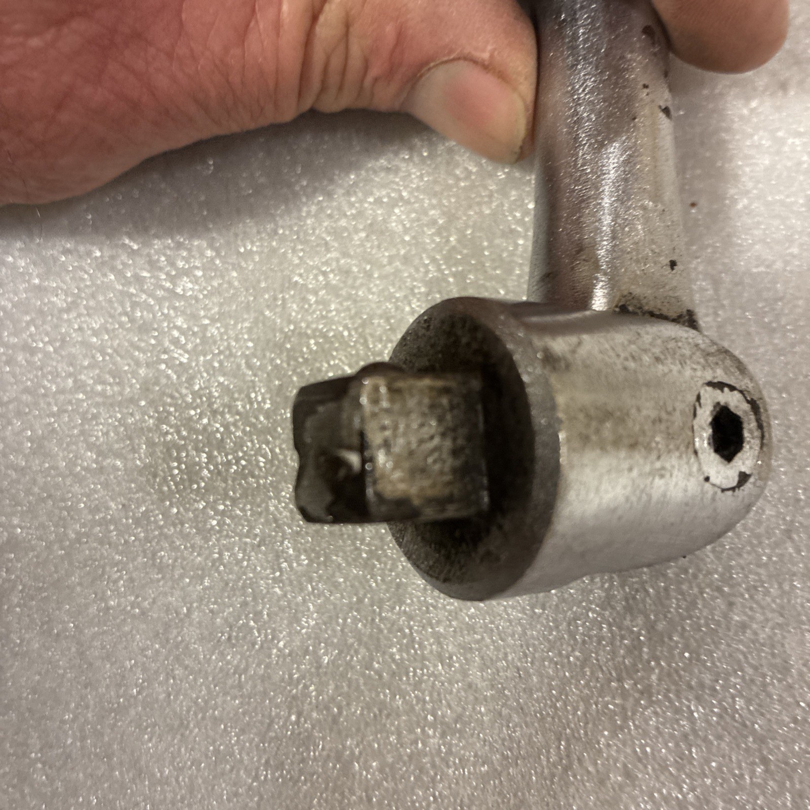Mac Tools Rare 18″ Breaker Bar Early Sabina Ohio USA Extension Handle End V18-F