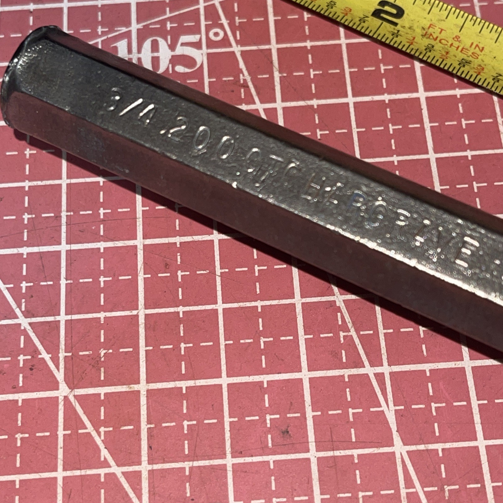 Vintage CTC Hargrave USA 3/4” Tip 200 Series Cold Steel Chisel 3/4 In 7-7/16 Lon