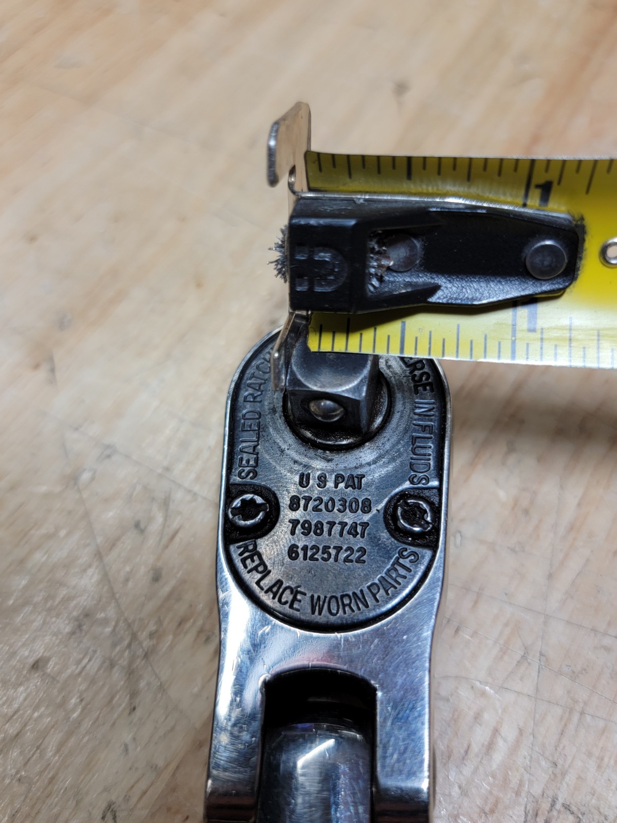 Snap-On Tools USA FLLF80 3/8″ Drive 18” Extra Long Handle Flex Head Ratchet USA