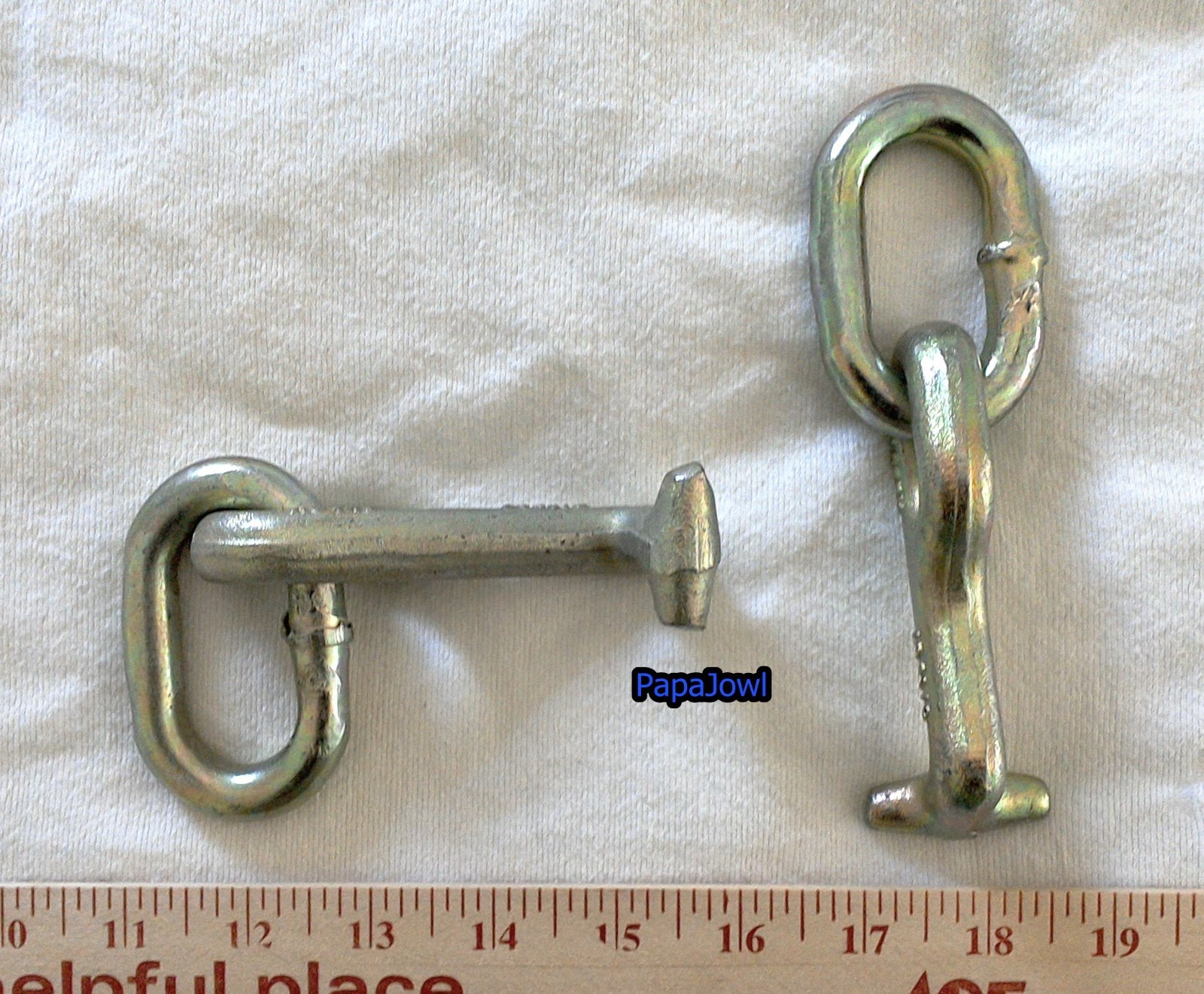 (4) Frame Grab Hooks 5/16G7 Alloy Auto Transport Hauling Tie Down Repair Shop