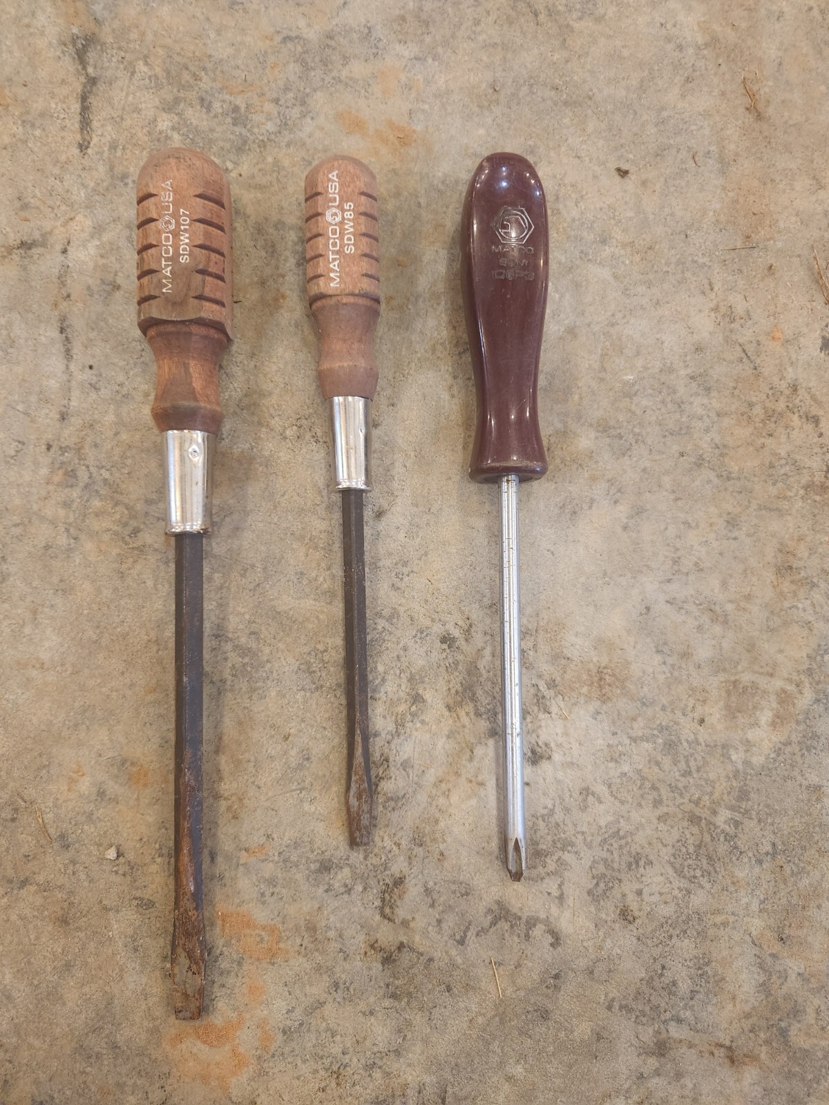 Matco Flat Head And Phillips Head Screwdriver Lot