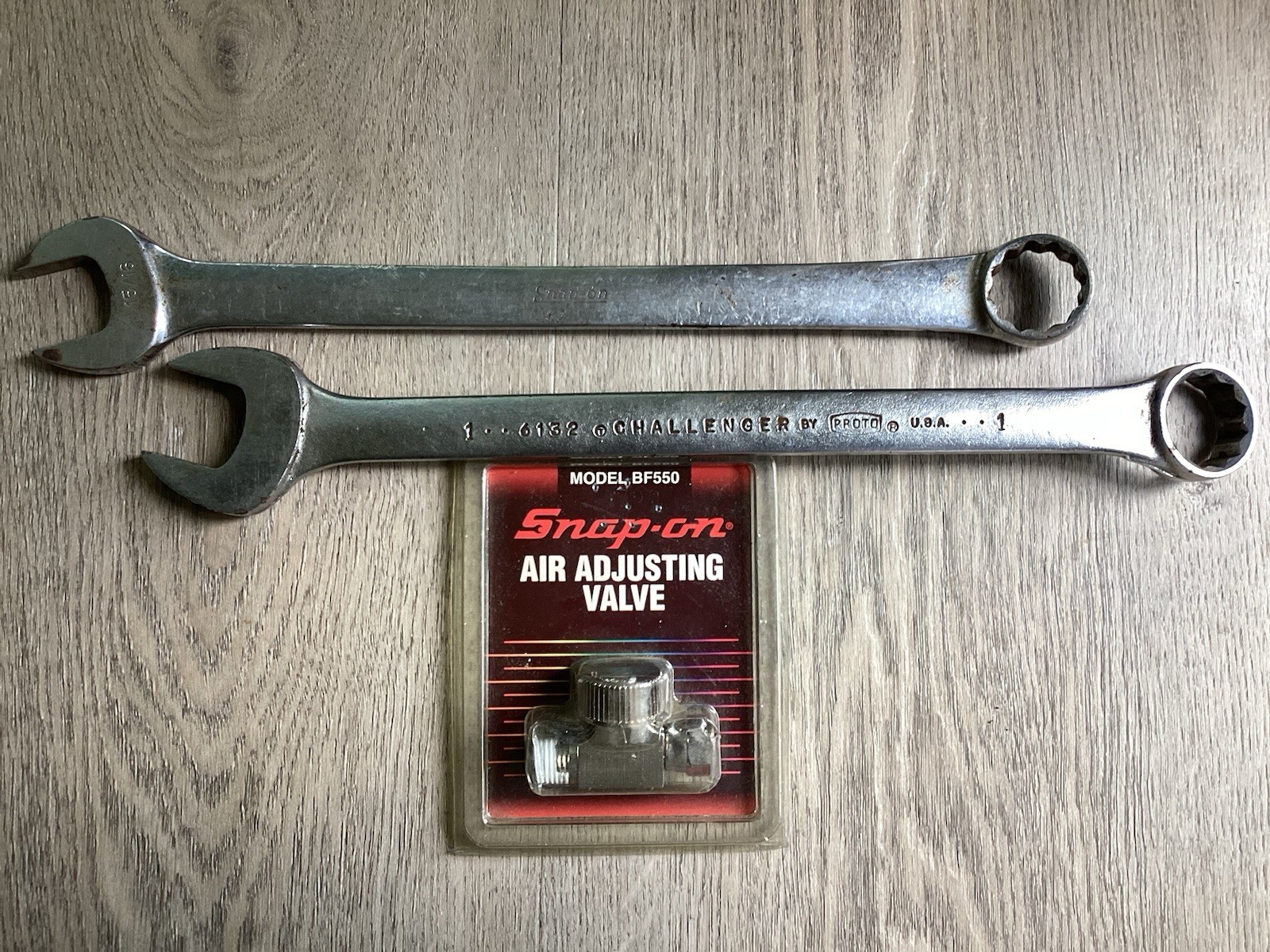 Snap on OEX-30 Proto 6132 wrenches and Snap On air valve.