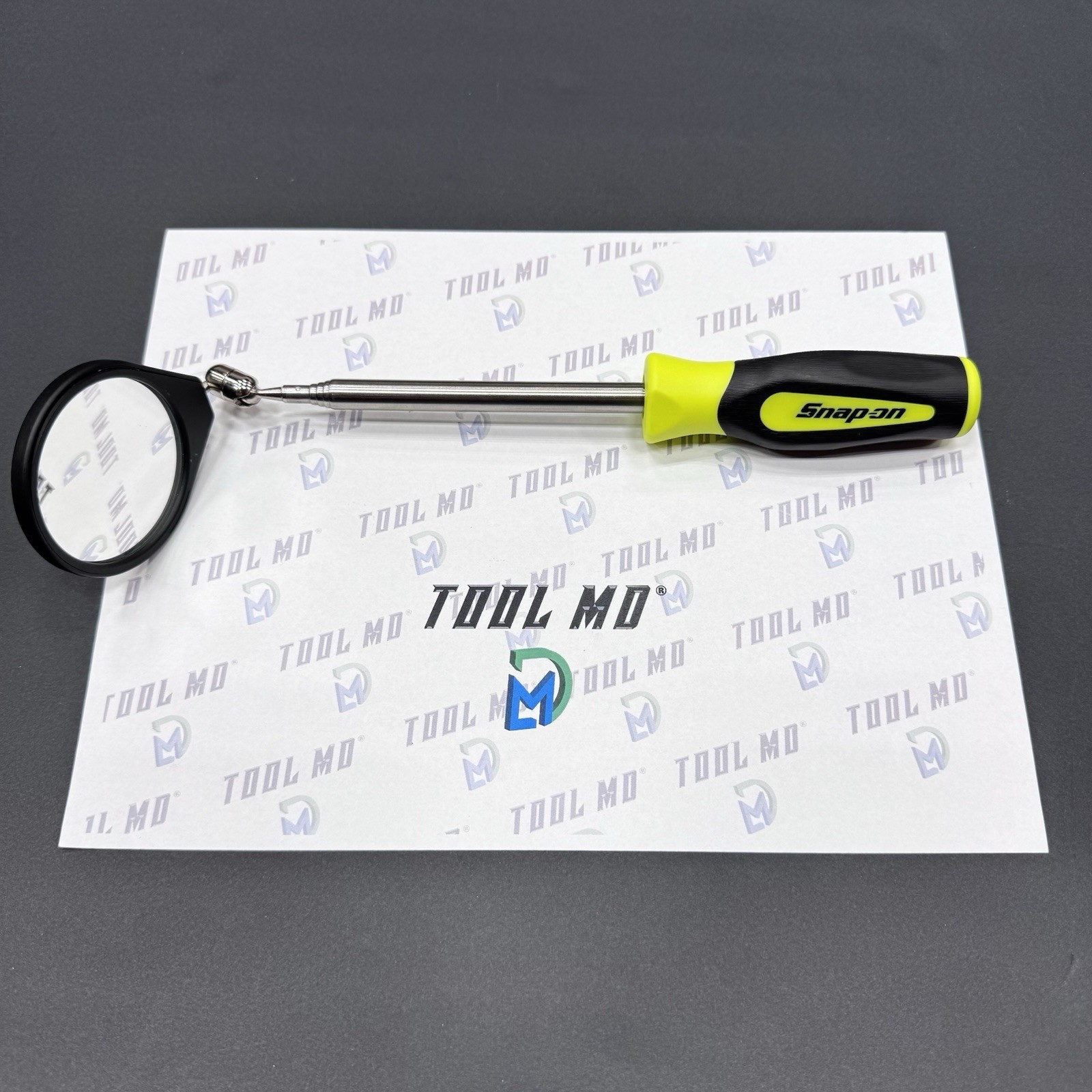 Snap-on Tools Extendable Telescoping HI VIZ Soft Grip Inspection Mirror PTMR0HV