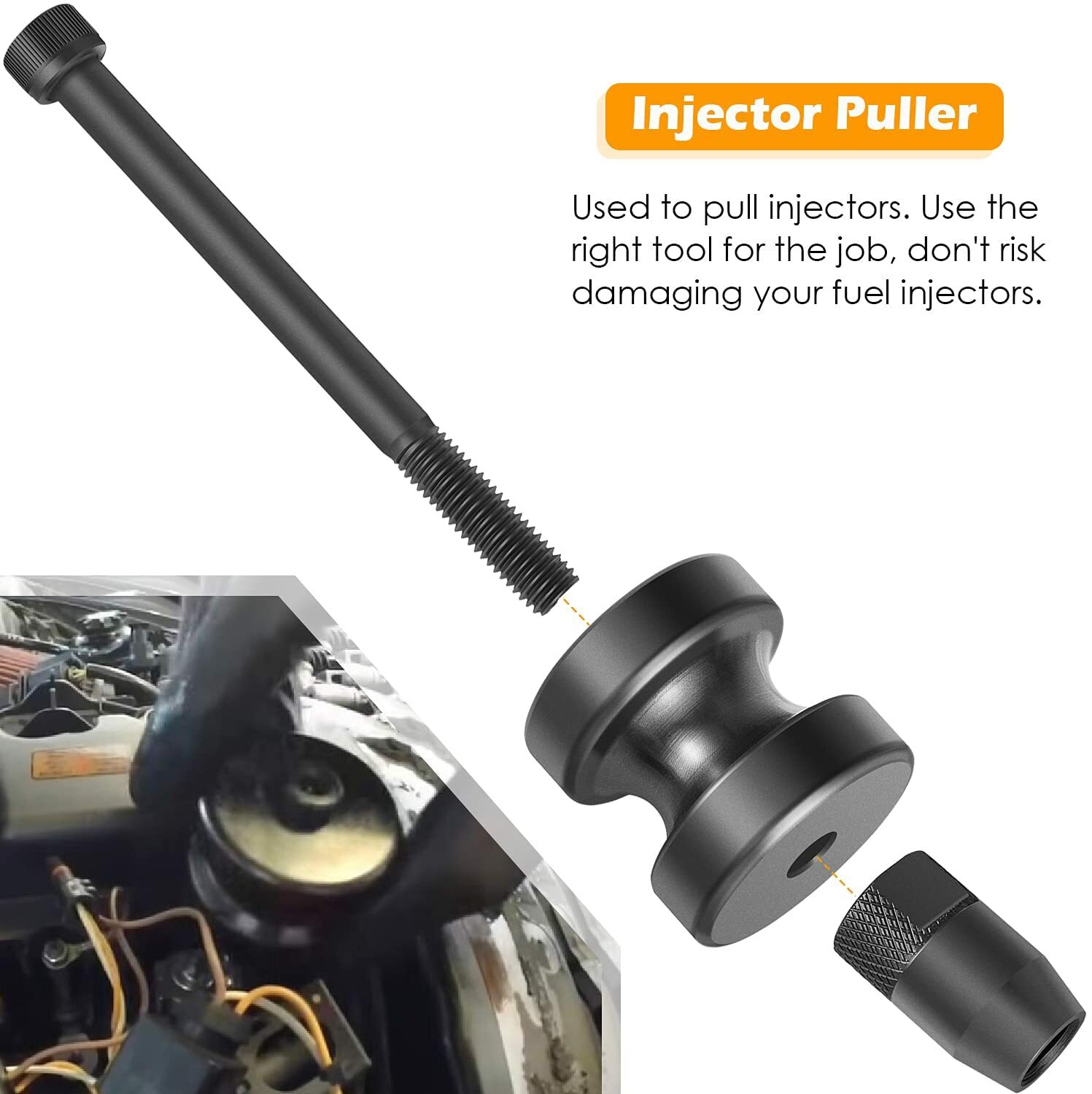 Injector Puller & Teflon Seal Installer Tool for BMW N14/ N18/ N54/ N63 Engine