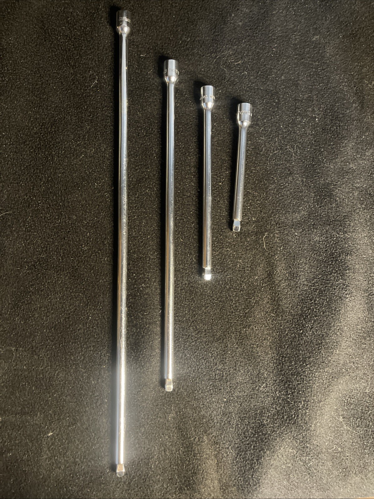 Snap On 4 Piece 1/4 Drive Wobble Extension Set 14”, 10”, 6”, 4” TMXW Series