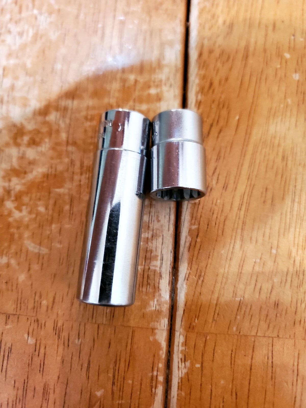 Snap On 1/4 Drive 7/16 12PT Shallow Deep Sockets Lot Of 2