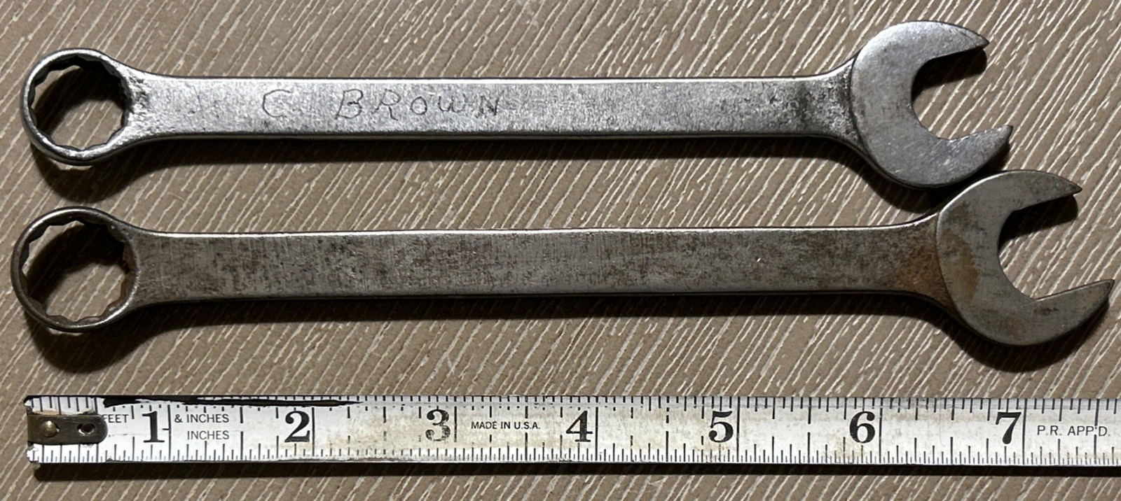 Vintage Plumb Plomb Plvmb 1218(9/16″) & 1220(5/8″) 12-Point Combo Wrenches -USA