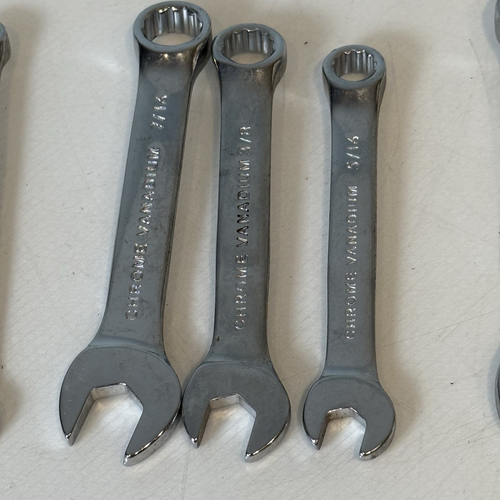 Hyper Tough Wrenches Open Box Combination Mixed Lot Sizes SAE Metric 11 Pieces