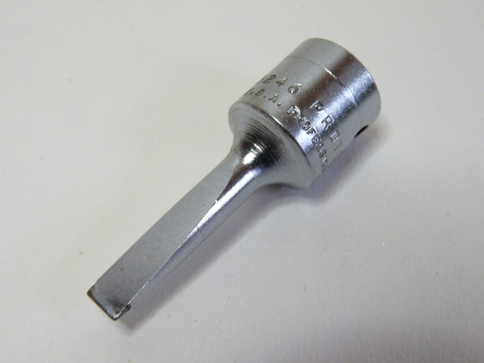 Proto No 5246. Slotted Screwdriver. 3/8″ Drive. 1/4″ Tip.