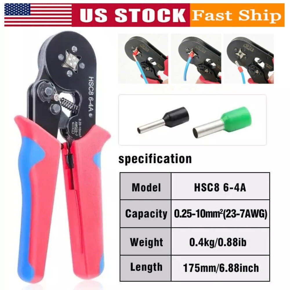 SN-68B Crimping Plier Crimper Tool 0.25-1.5mm² for Dupont,TE,JST,Molex Terminal