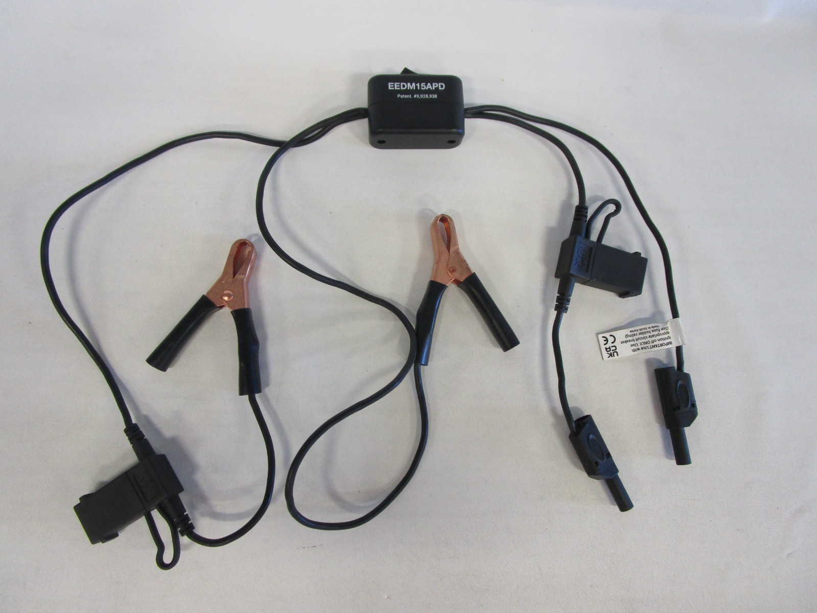 Snap On EEDM15APD 15A Parasitic Draw Test Harness with Resettable Breakers