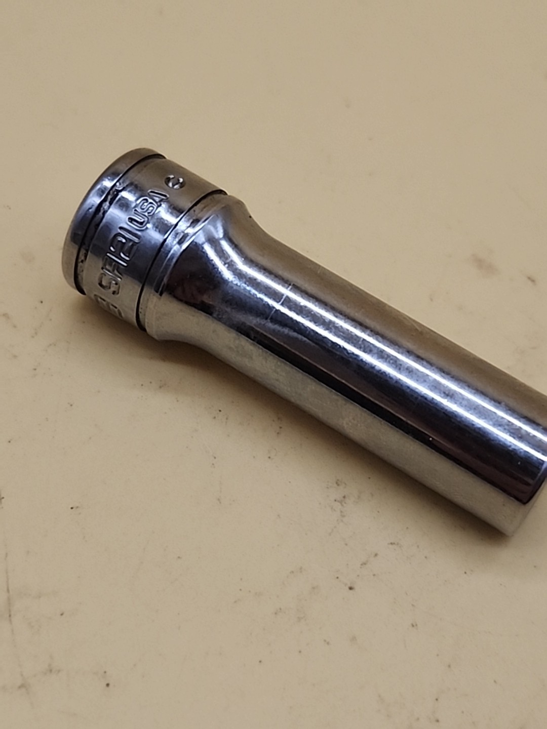 Snap-on Tools SF121, 3/8″, 3/8″ Drive, 12 Point, Chrome Deep Socket USA