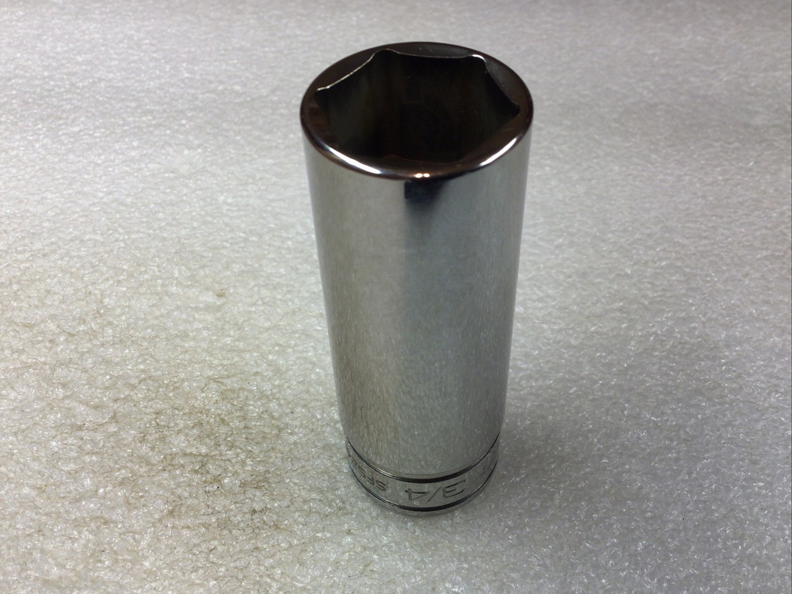 Snap On#SFS241 – 3/4”, SAE, 3/8″ Dr., 6 Pt., Chrome, Deep Socket-USA-NOS-