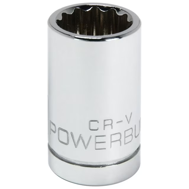 Powerbuilt Tools 1/2″ Drive 12 Point SAE 3/4 inch Mechanics Socket – 642003
