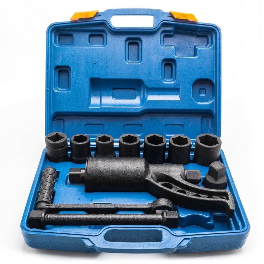 Heavy Duty Torque Multiplier Set Wrench Lug Nut Labor Saving Lug nut 8 sockets