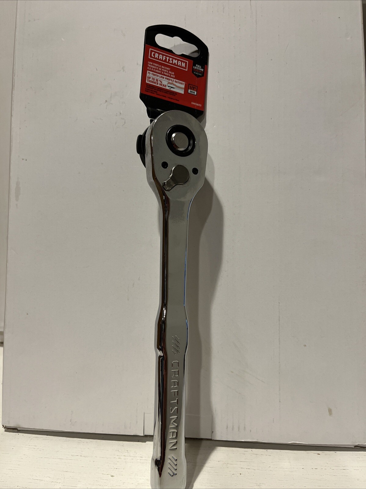 Craftsman 1/2″ Drive 72 Tooth Low Profile Ratchet Tool CMMT86723