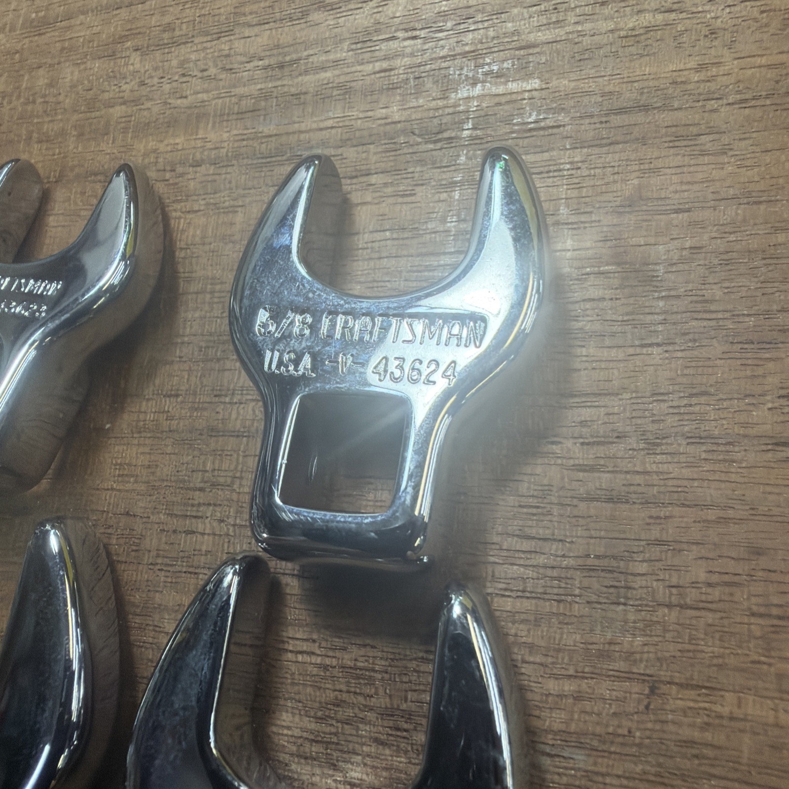Craftsman USA Crowfoot VTG Set 3/8″ Dr. SAE 10pc 3/8″ to 1″ -V- Series FREE SHIP