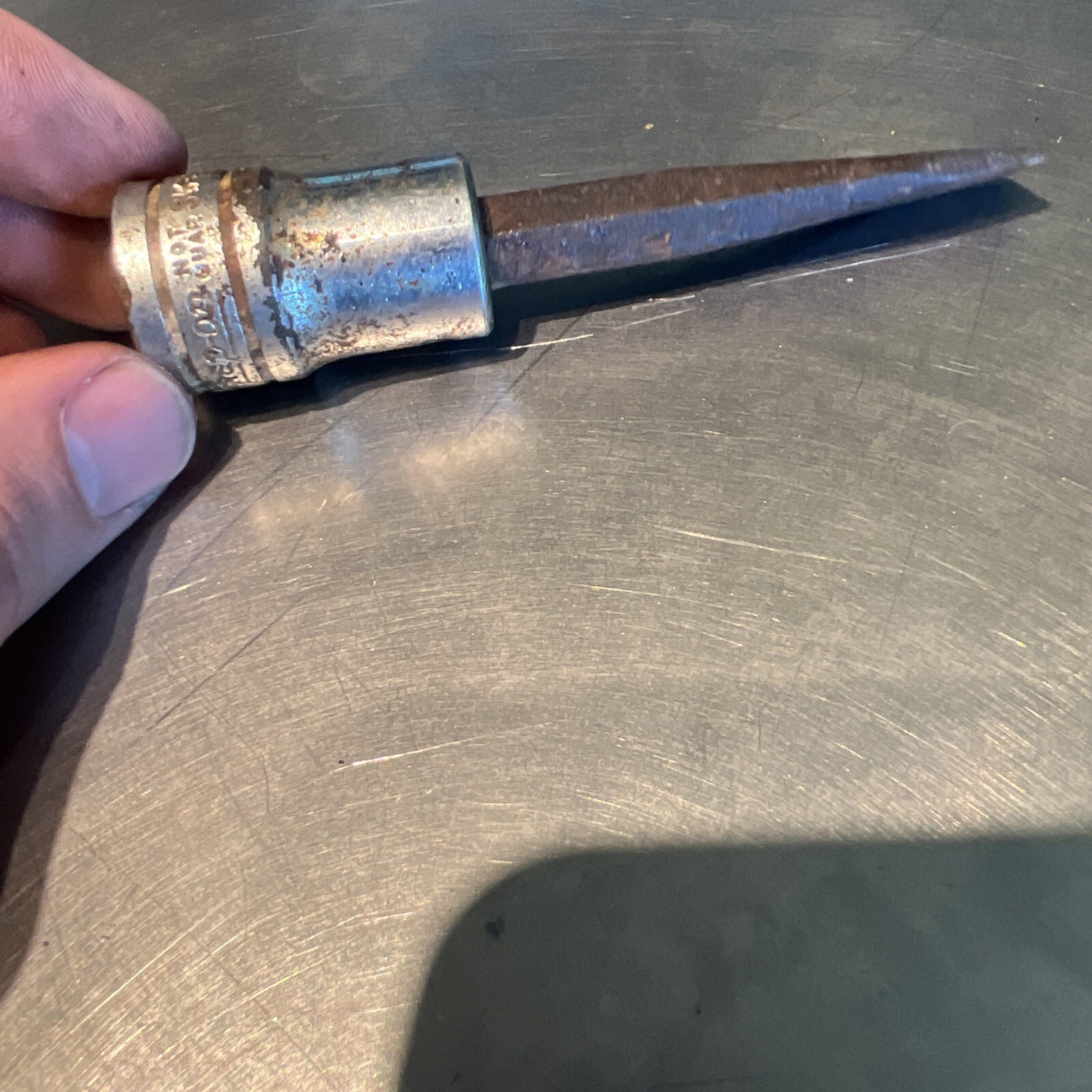 VINTAGE SNAP ON 1/2″ DRIVE FLAT TIP SOCKET DRIVER SW-284A