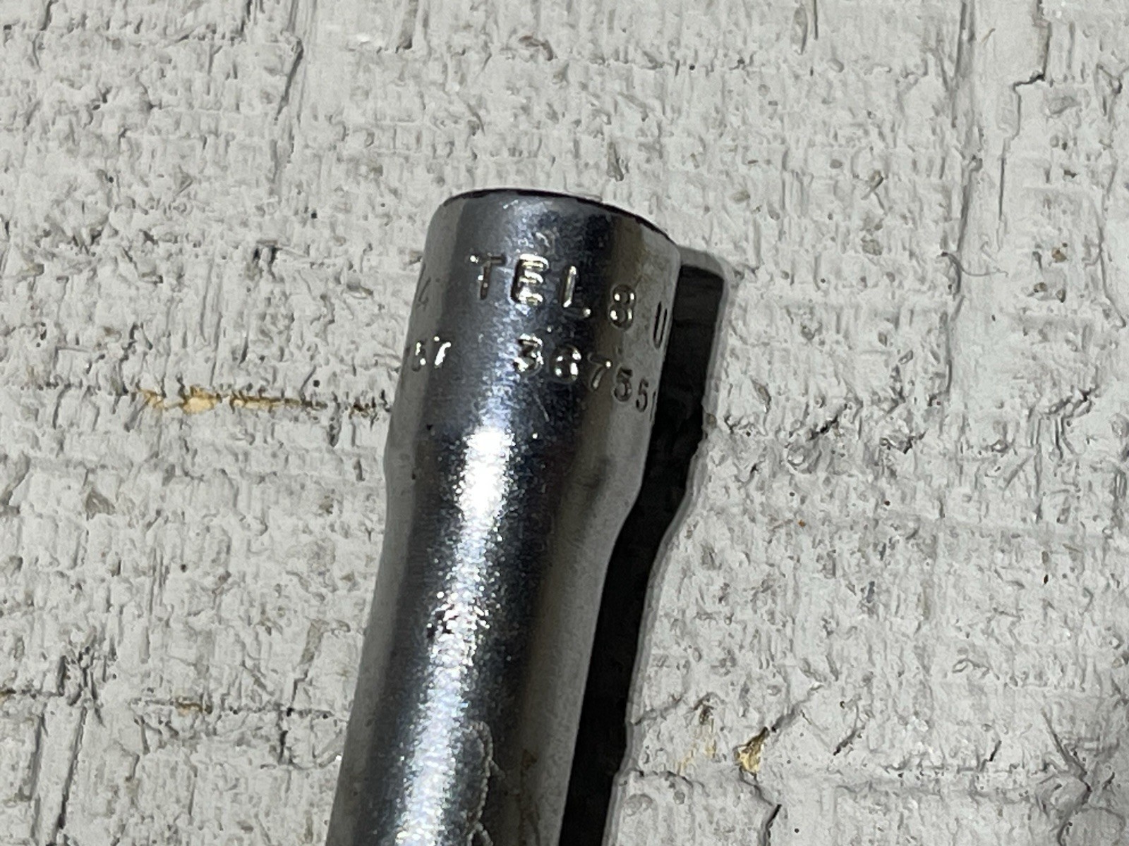 Snap On 1/4″ Deep Socket 1/4″ Drive Spline Drive TEL8 #8 Hex USA READ!