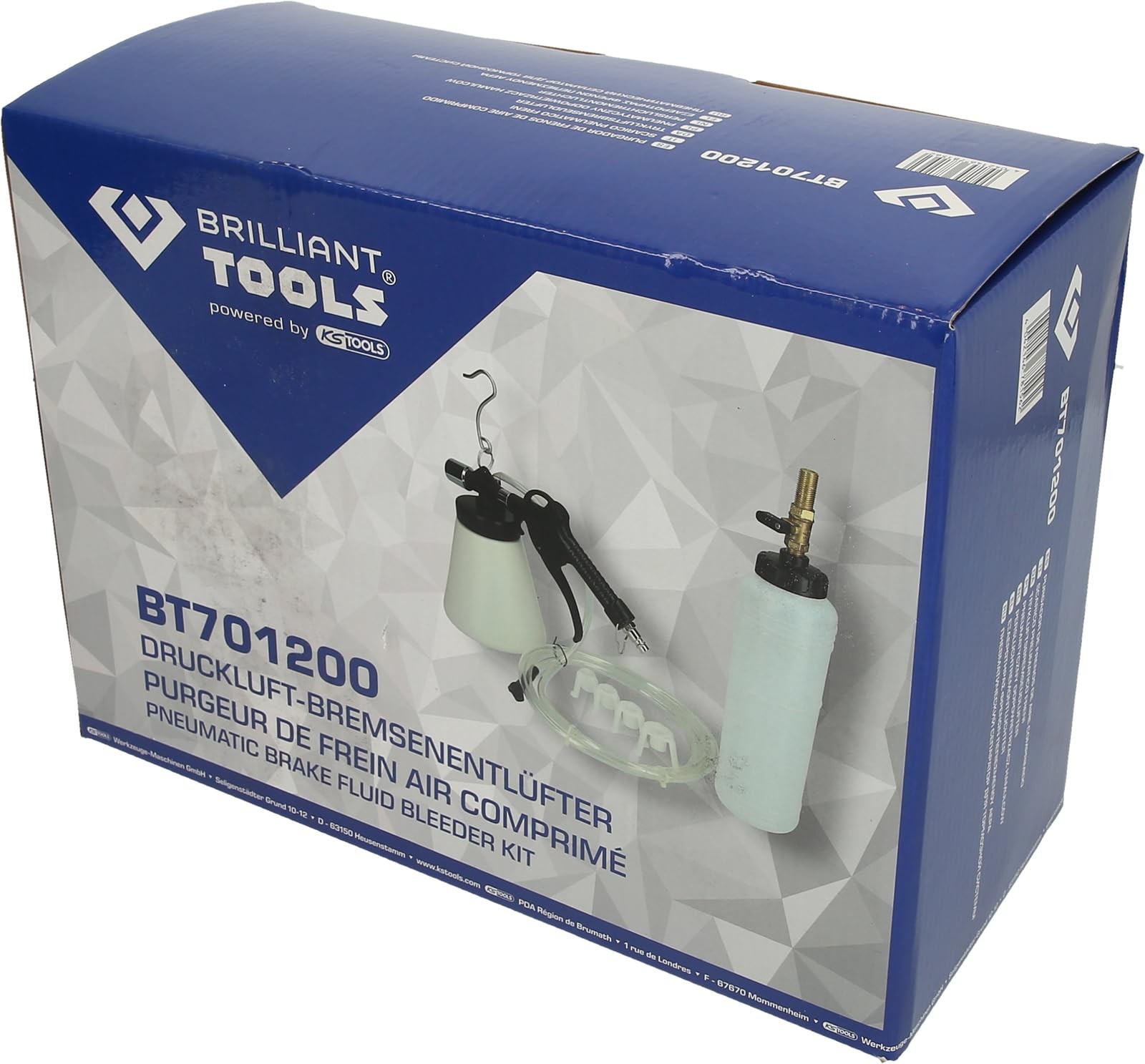 BT701200 Air Brake Bleeder Powered by KS TOOLS