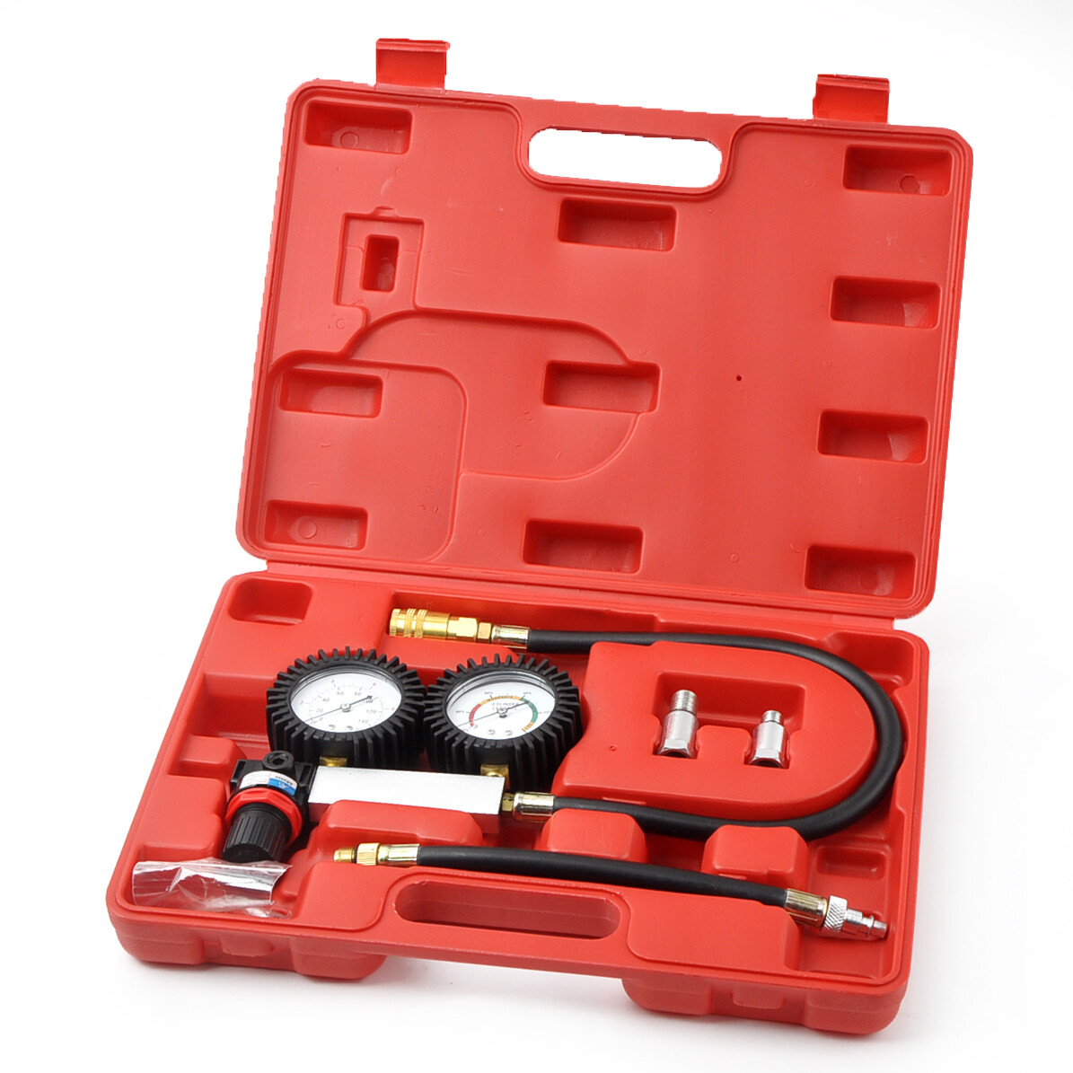 Cylinder Leak Detector Leakage Engine Compression Gauges Tester TU-21 Kit A1020