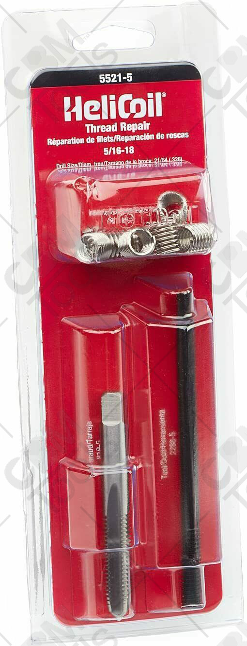 HeliCoil 5521-5 5/16-18 Inch Coarse Thread Repair Kit