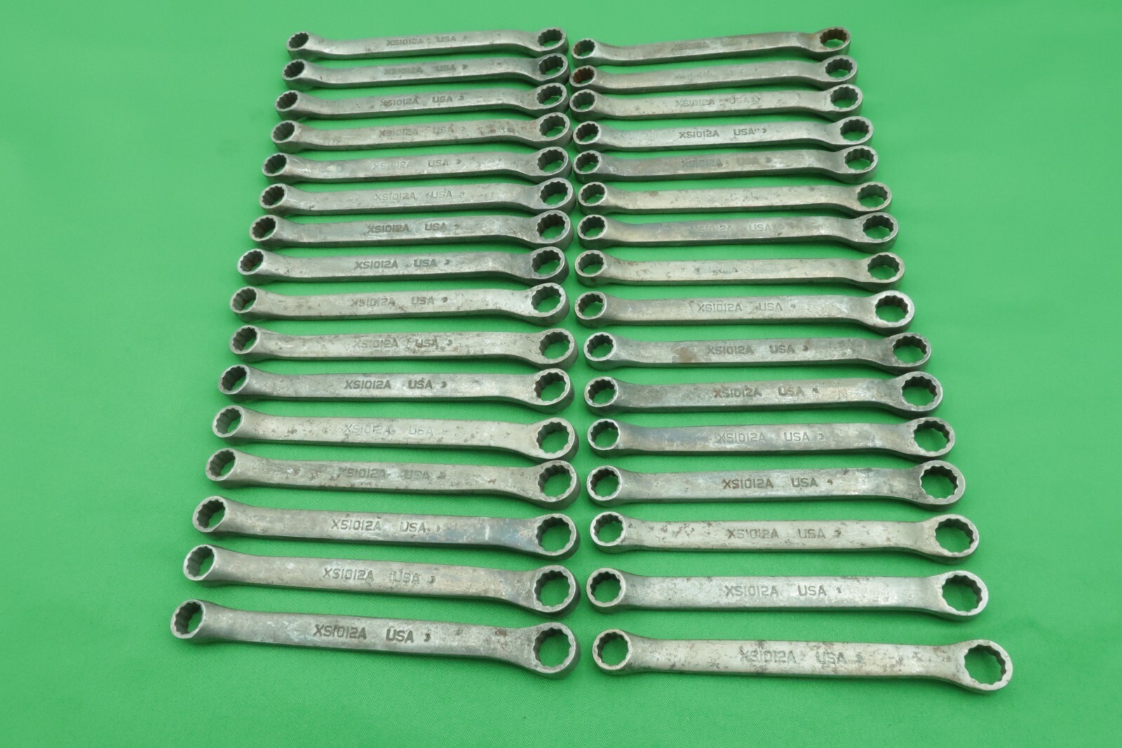 Snap On XS1012A Short Offset Box Wrench 12 Point SAE 5/16 & 3/8 Unfinished