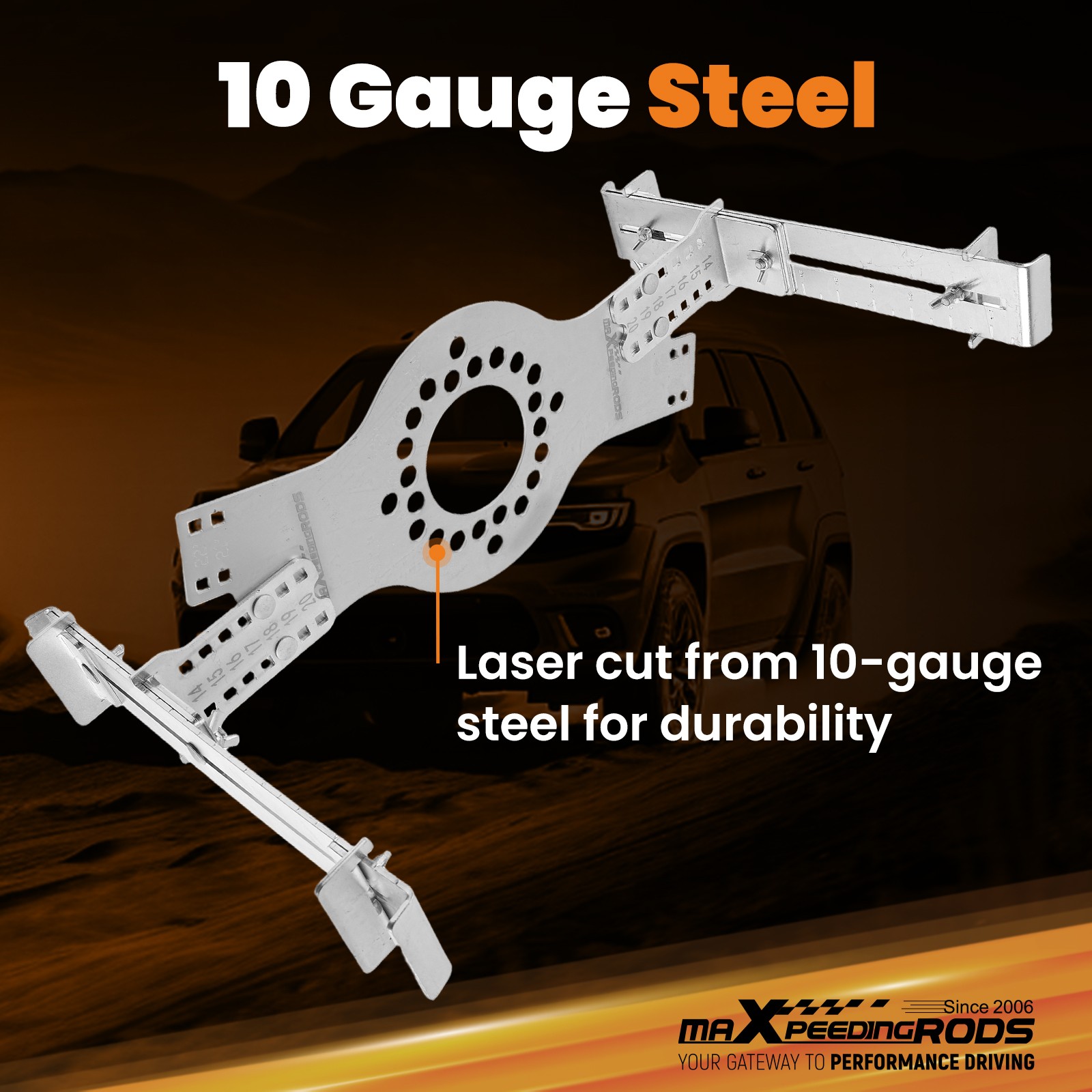 4-Lug Pattern Gauge for 4×98 4×100 4×108 4×110 4×114.3 4×130 Alignment Tool