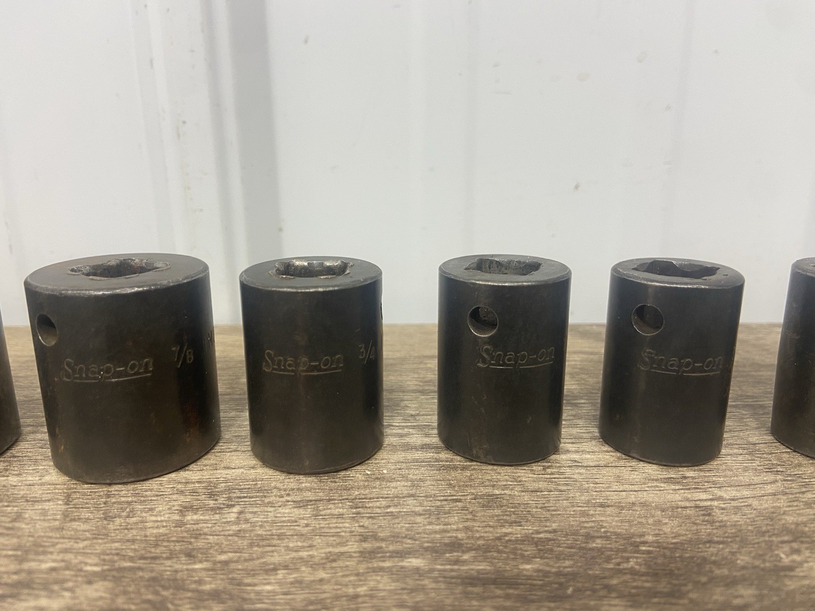 Snap-on SET 9 pc 6 point 1/2″ Dr IM320-IM120A Shallow Impact Socket Set