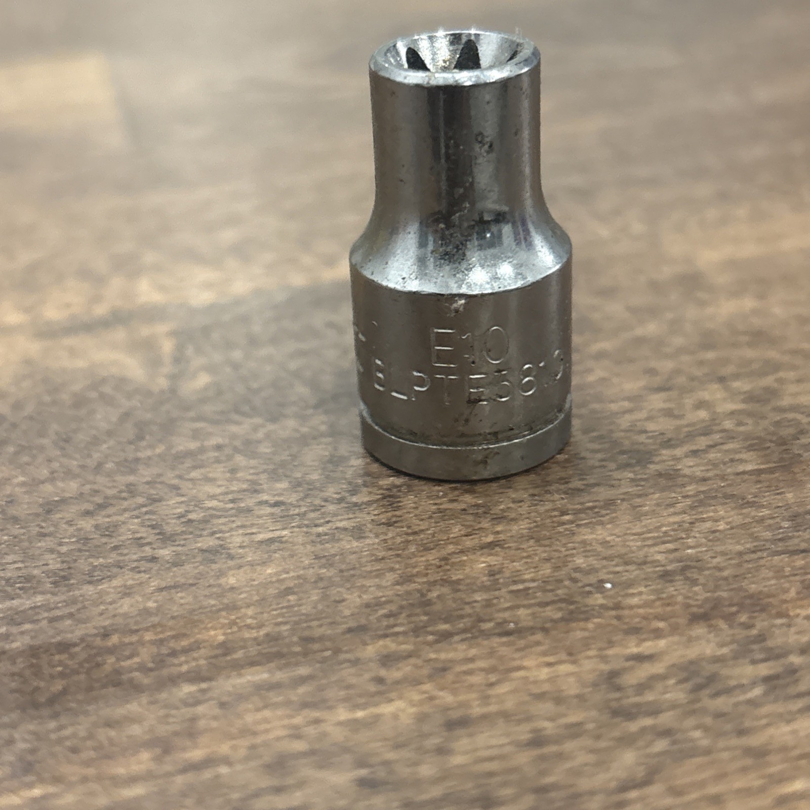Blue Point Tools BLPTE3810 E10 TORX Shallow Standard Socket 3/8″ Drive Chrome