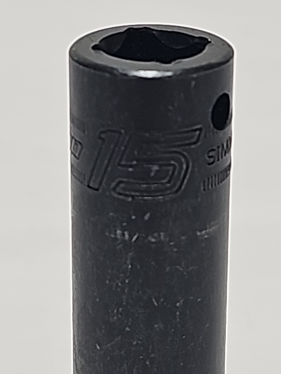 Snap-on Tools USA 1/2″ Drive 15mm Metric DEEP 6 Point Impact Socket SIMM150A