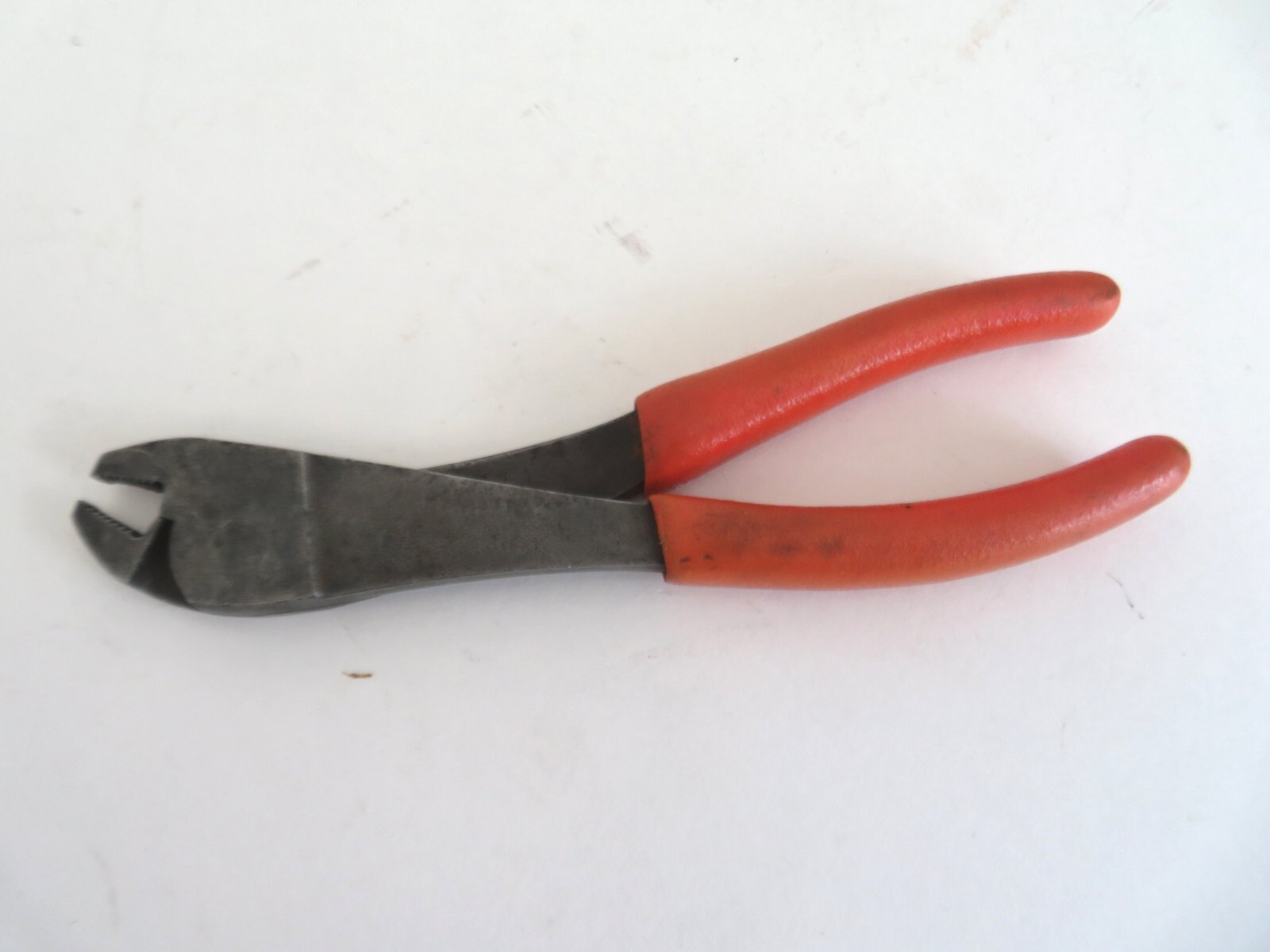 Snap-On 208BCP Pliers Orange Handle Rounded Nose Battery Terminal Pliers USA