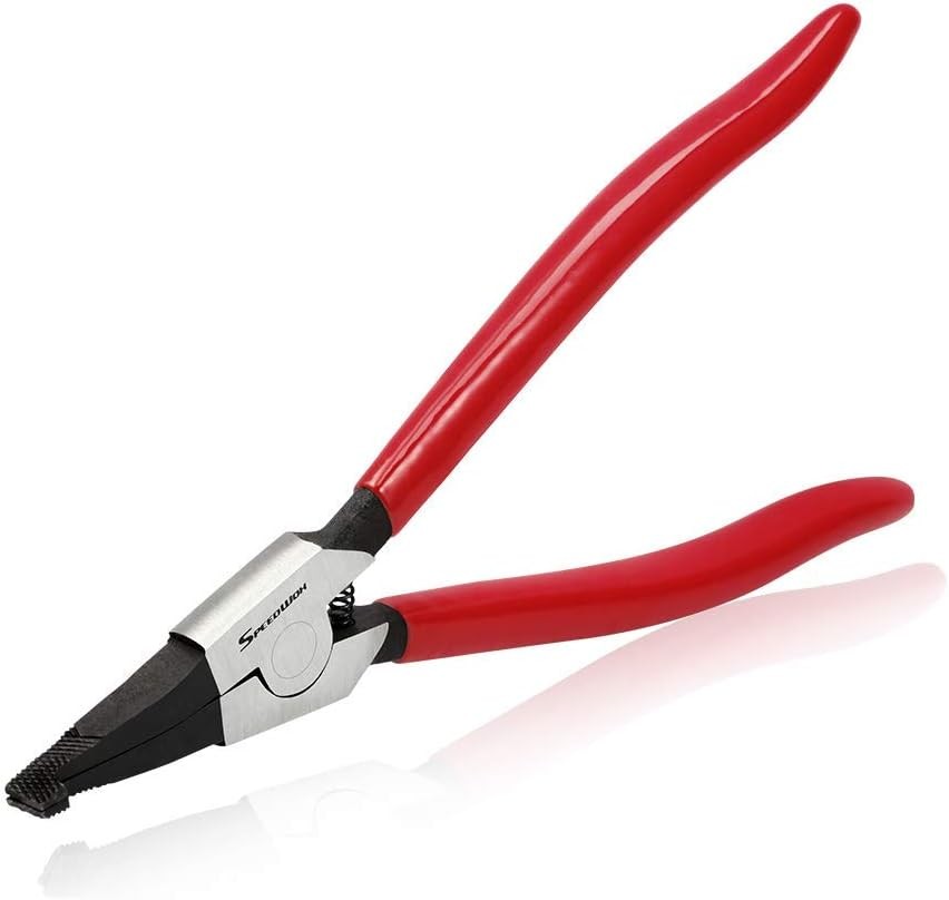 SPEEDWOX 8 Inches Lock Ring Pliers for Removing 8′ – ultra light, Red