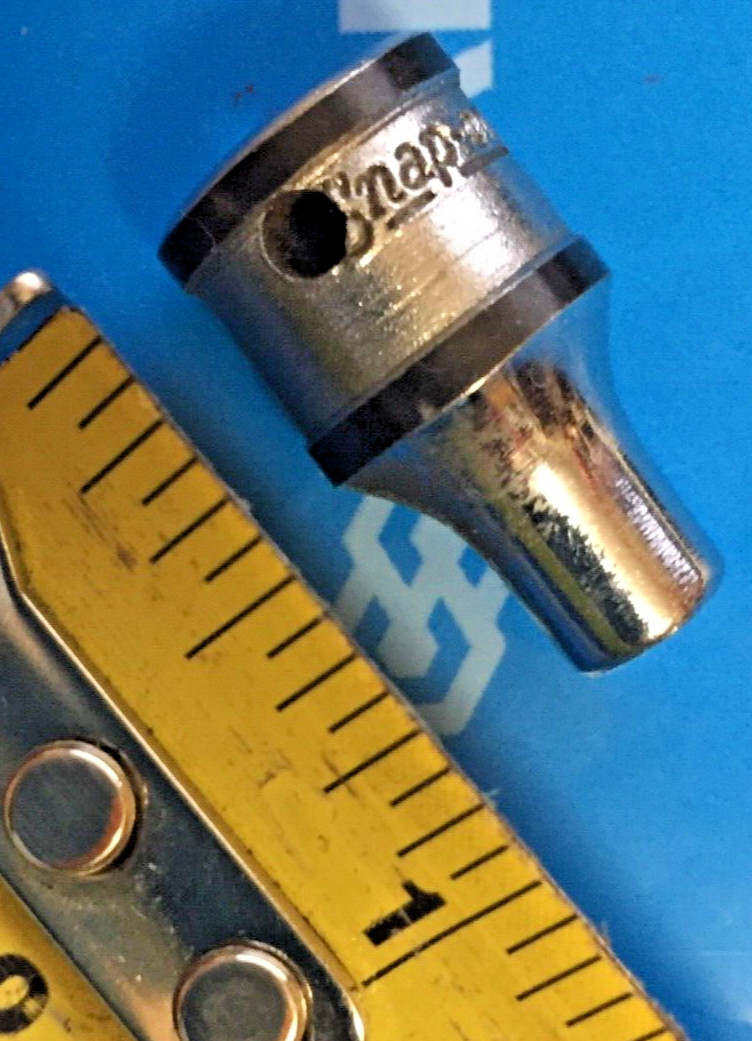 Snap-On TMM4 Metric 4mm Short Chrome Socket 1/4”dr 6pt 1″L Canada Good 8/10 T