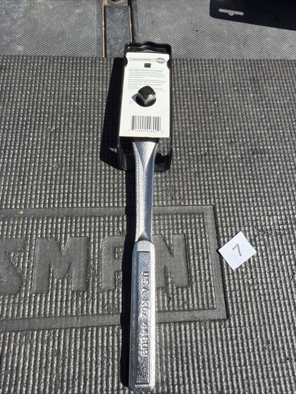 Sexy Sears Craftsman USA Nos 1/2” Drive Ratchet 44809 On Hang Tag K6Z