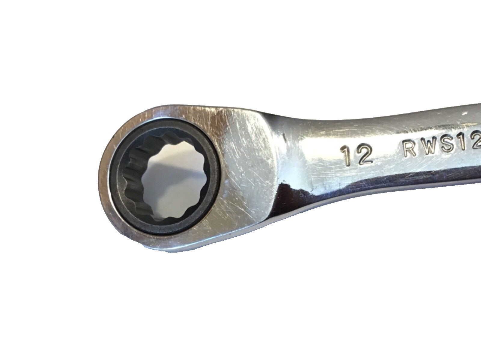 Mac Tools RWS12MM 0° Offset 12MM 12Pt Stubby Ratcheting Combination Wrench NICE