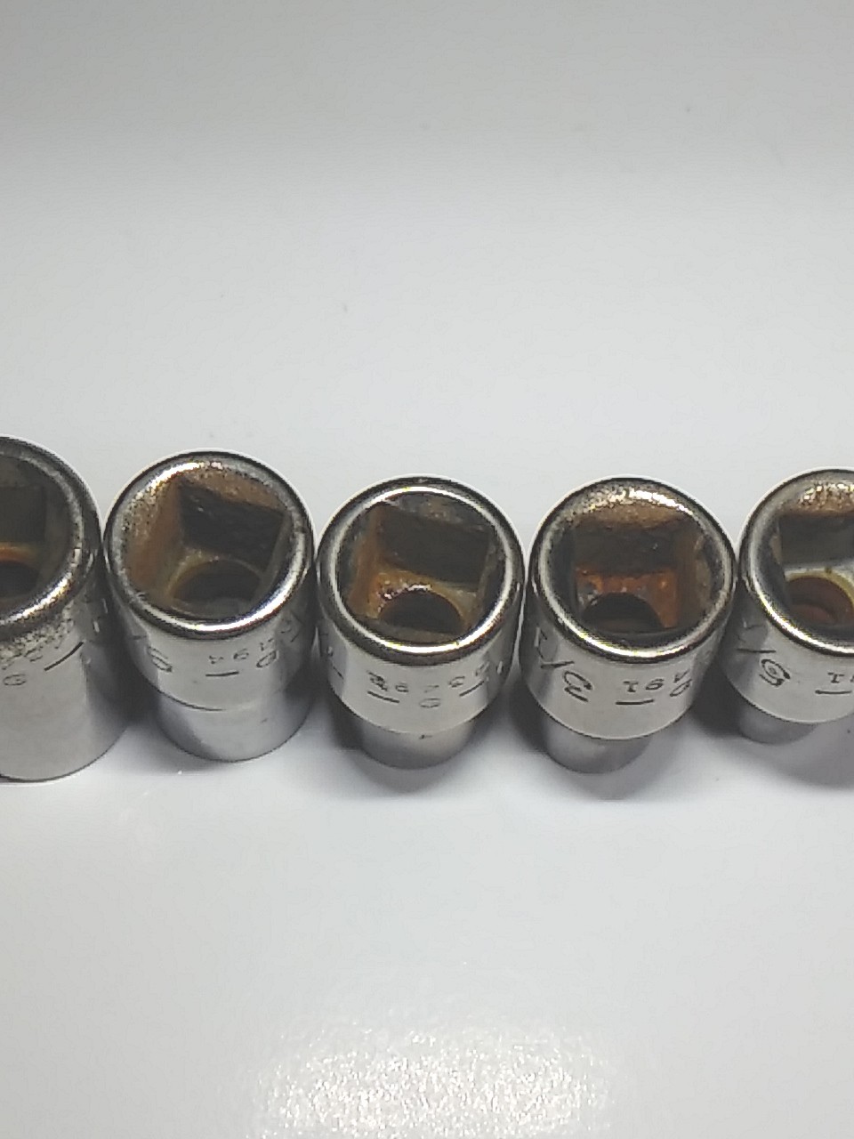 Craftsman 6pc 1/4″ Drive-G Series-Shallow SAE 6pt Socket Set Made In USA