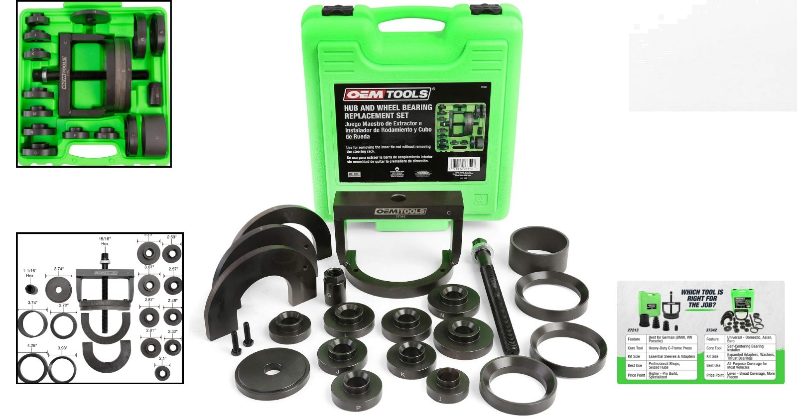 Precision Wheel Bearing Removal Tool Kit – Ideal for All-Wheel Drive Systems