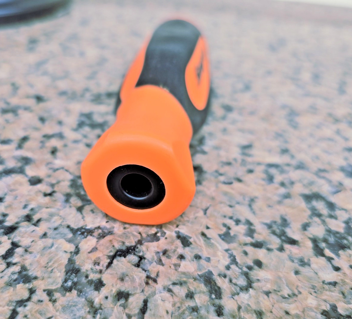 SNAP-ON TOOLS 4-3/4″ ELECTRIC ORANGE & BLACK REPLACEMENT REPAIR Soft Grip HANDLE