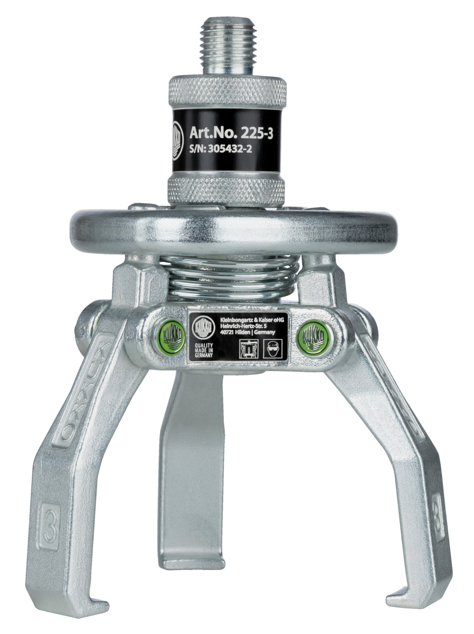 Kukko 225-3, 3-Arm Puller w/Self-Centering Puller Legs