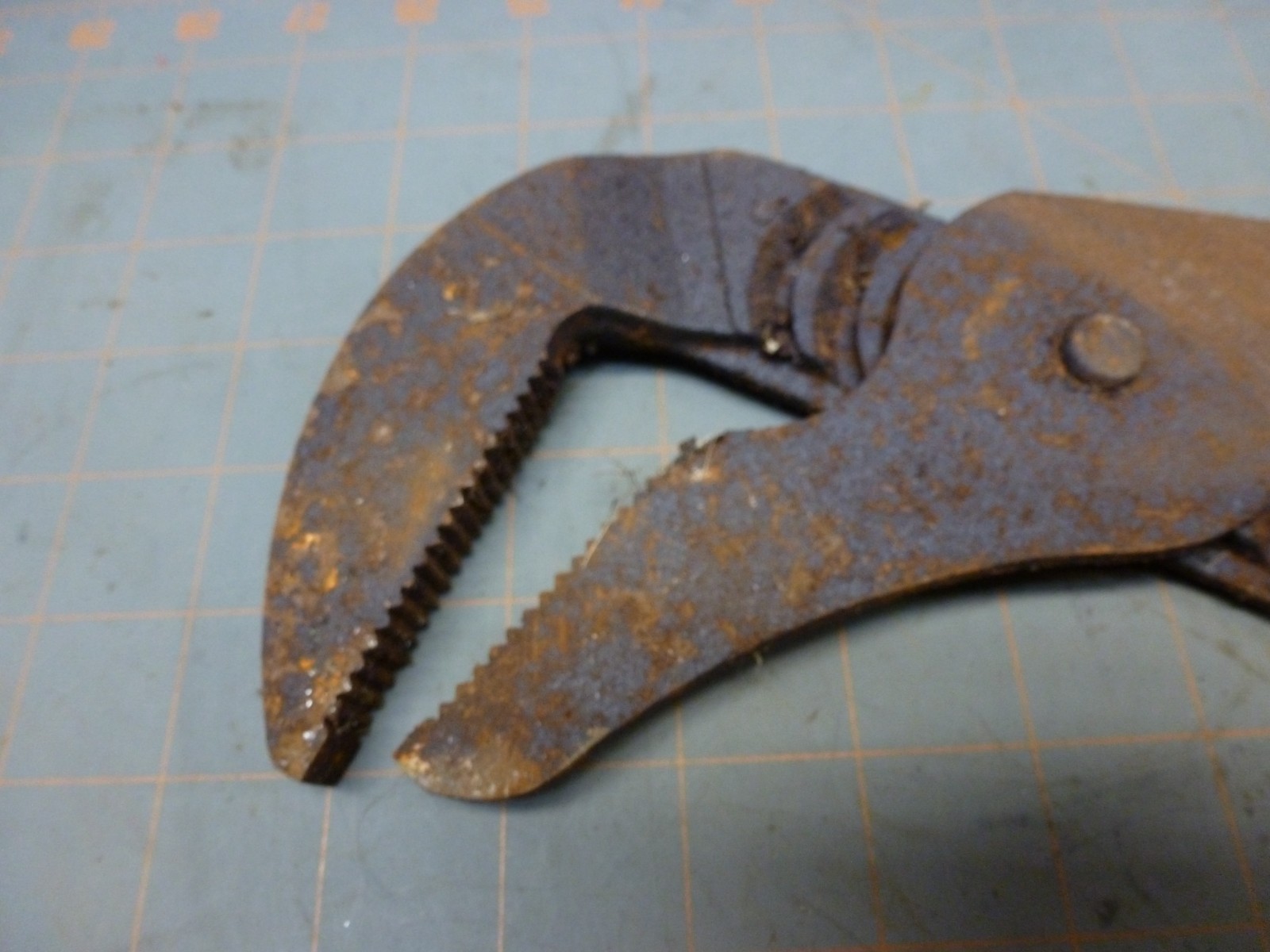 RUSTY! Channellock 480 20″ Huge Straight Jaw Tongue & Groove Pliers -USA MADE