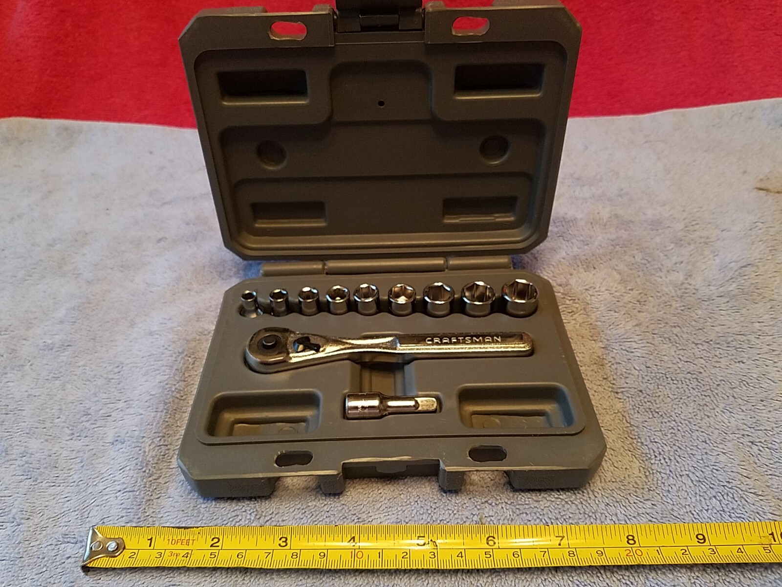 Craftsman 9-34861 11pc 1/4″ Drive Metric Socket Wrench Set