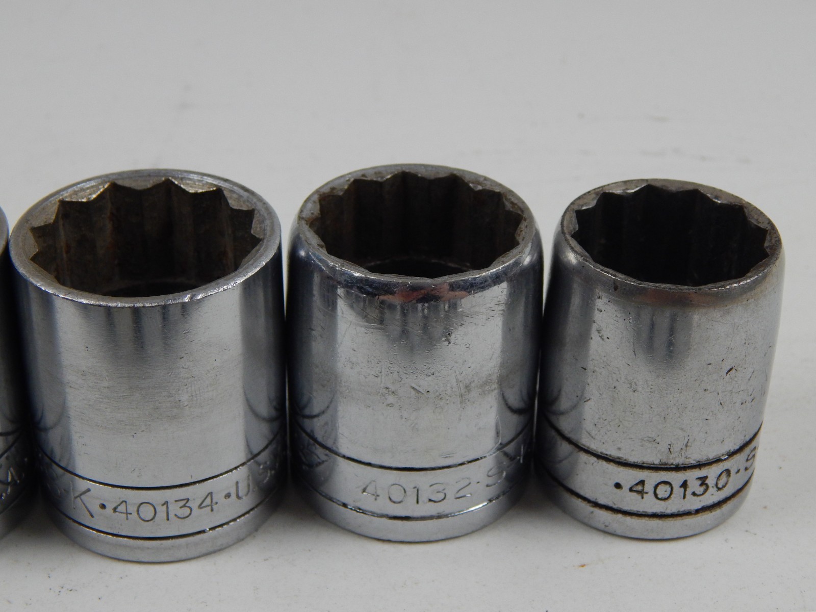 SK Professional Tools 1/2″ Drive 13pc Shallow Chrome Socket Set 7/16″ to 1-1/4″