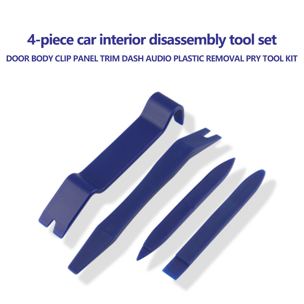 Trim Tool 4PC Removal Set Dashboard Door Panel Plastic Car Audio Dash Pry Kit X4
