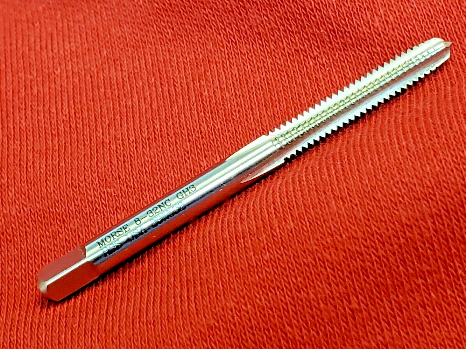 8-32 8/32 Plug Tap Morse MT3733736 NC HSS 4FL GH2 Plug Hand Tap USA