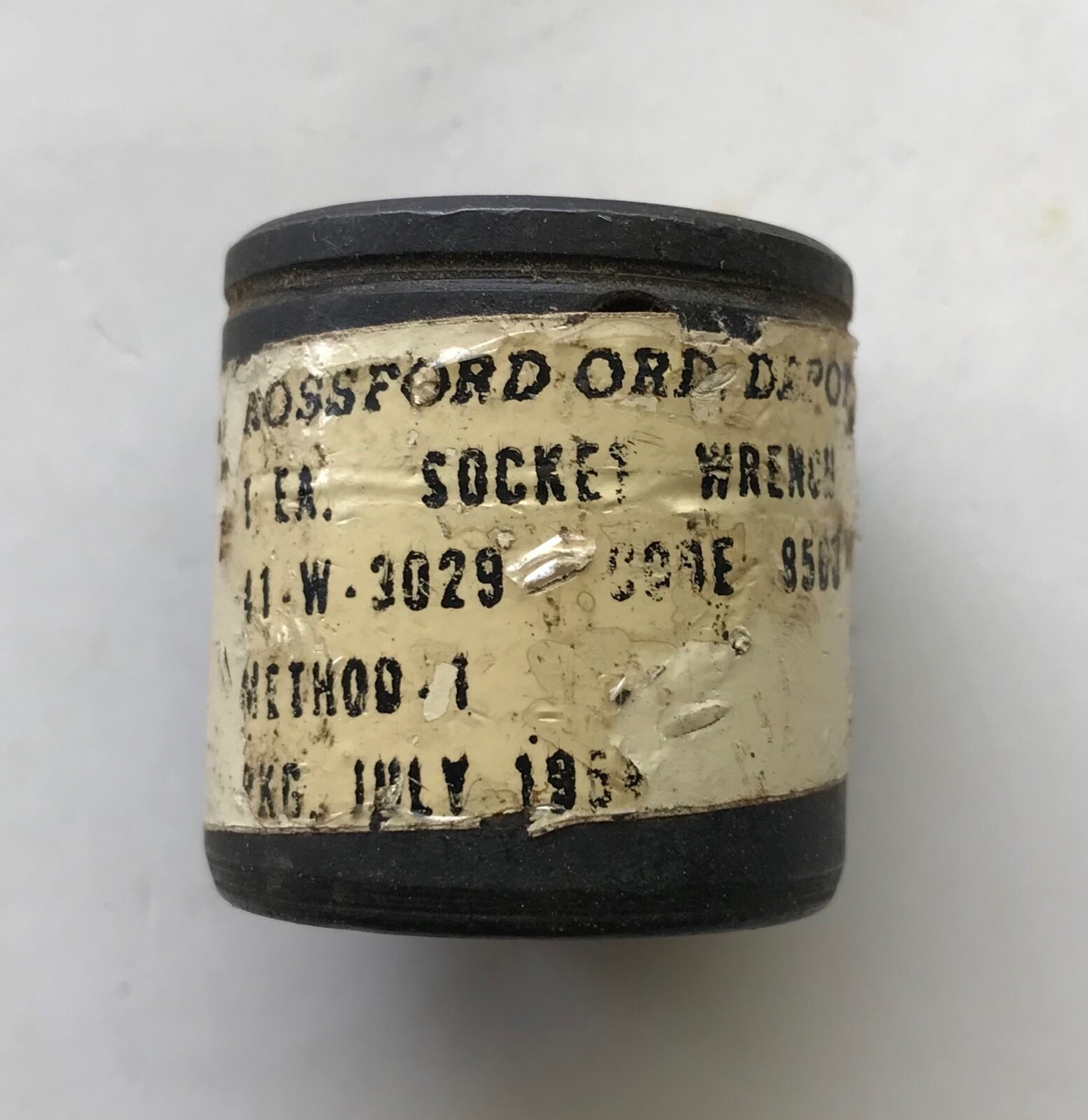 Vintage STW 1-1/16 In SAE 1/2″ Drive 12 Point Impact Socket USA Made 1950’s