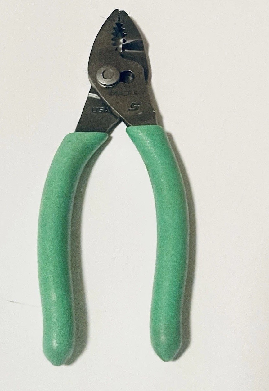 Snap On Vector Edge Diagonal CuttersPliers5” Red Soft Grip VGC USA
