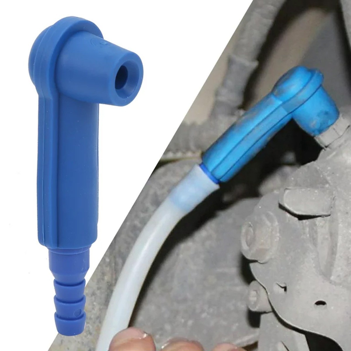 1Pcs Brake Oil Exchange Tool, Portable for Car Truck (Blue)