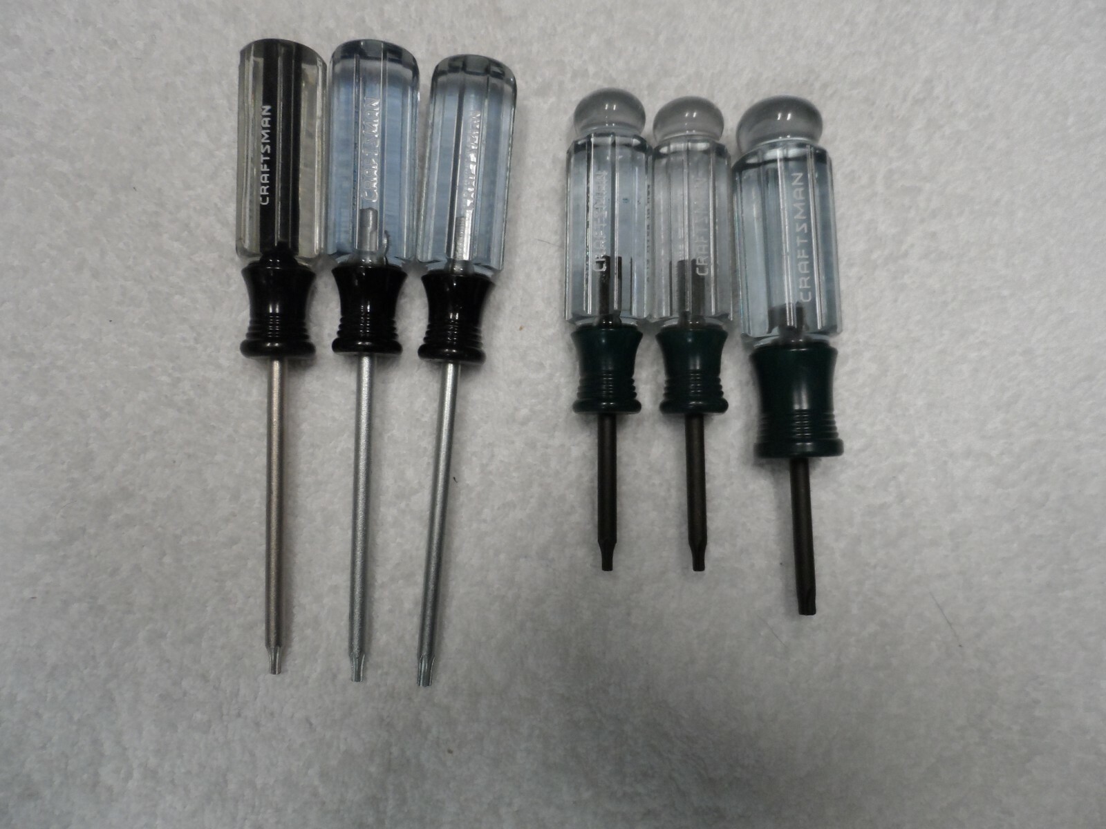 Craftsman Torx & Stubby Screwdriver Set, made USA (T10, T15, T20, T25) – 6 pcs