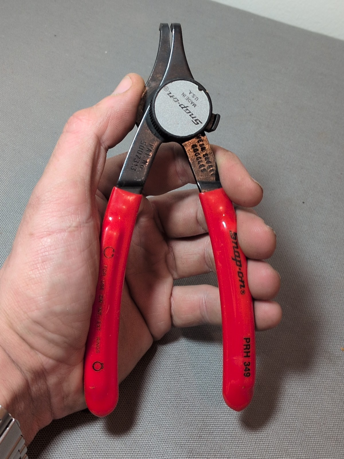 Snap-on PRH349 CONVERTIBLE Internal & External Circlip Retaining Ring Pliers